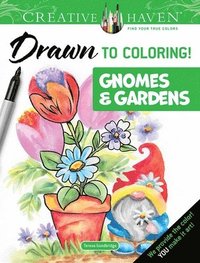 bokomslag Creative Haven Gardens & Gnomes: Draw the Lines!