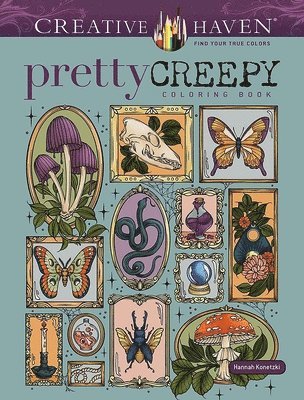 Creative Haven Pretty Creepy Coloring Book 1