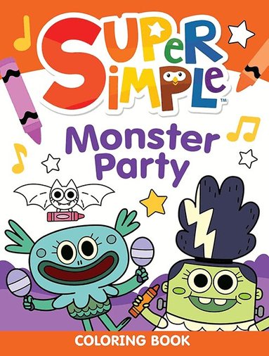 Dover Publications Inc, Super Simple™ - Super Simple™ Monster Party Coloring Book, Häftad