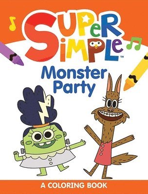 bokomslag Super Simple Monster Party Coloring Book