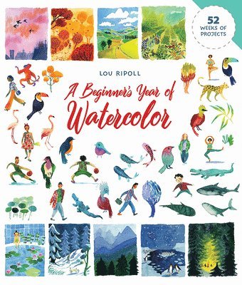 bokomslag A Beginner's Year of Watercolor