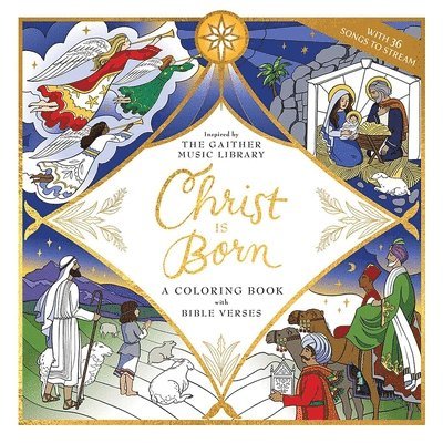 Christ Is Born: A Coloring Book with Bible Verses 1