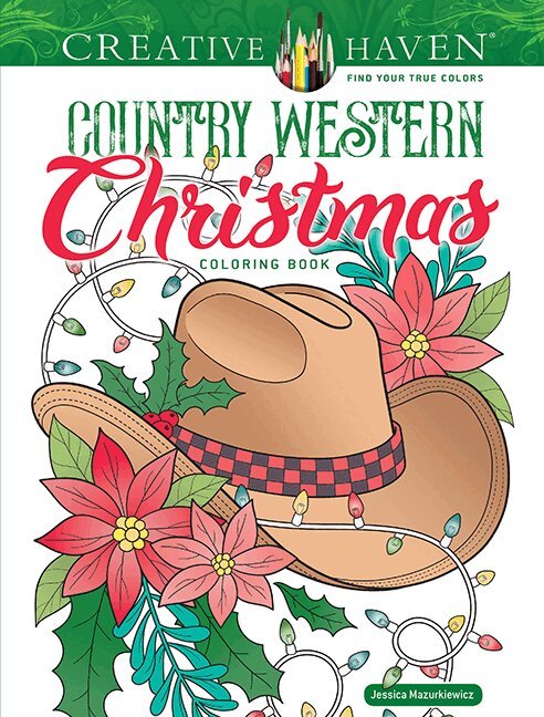 Jessica Mazurkiewicz - Creative Haven Country Western Christmas Coloring Book, Häftad