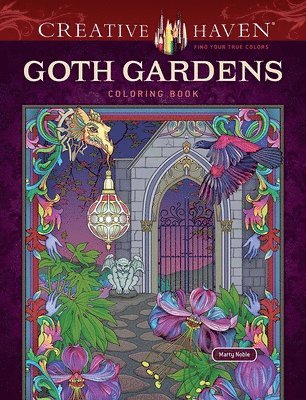 Creative Haven Goth Gardens Coloring Book
