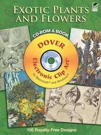 bokomslag Exotic Plants and Flowers CD-ROM and Book