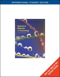 bokomslag Statistical Methods For Psychology, 6th Edition (International Student Edition)