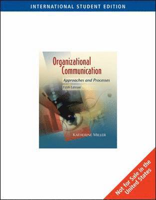 Katherine Miller - Organizational Communication, Inbunden
