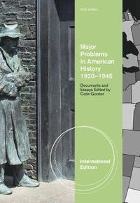 bokomslag Major Problems in American History, 1920-1945