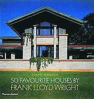 bokomslag 50 Favourite Houses by Frank Lloyd Wright