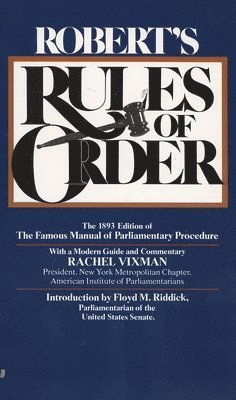 bokomslag Robert's Rules of Order
