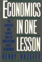 Economics In One Lesson 1