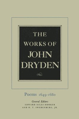 The Works of John Dryden, Volume I 1