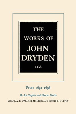 The Works of John Dryden, Volume XX 1