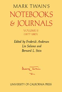 bokomslag Mark Twain's Notebooks and Journals, Volume II