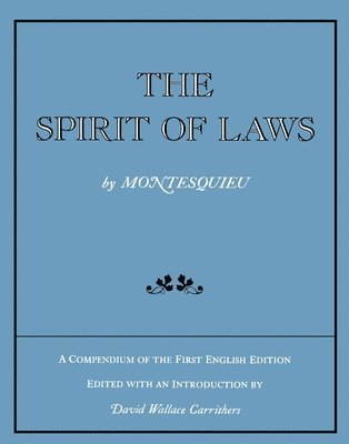 The Spirit of Laws 1