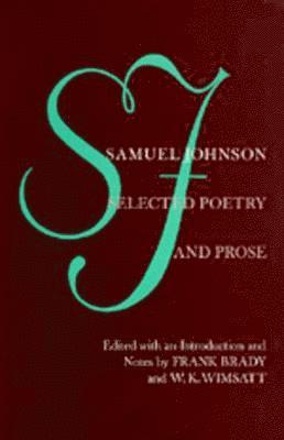 Frank Brady, William Wimsatt - Samuel Johnson, Häftad