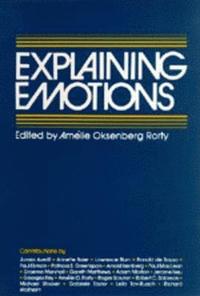bokomslag Explaining Emotions