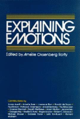 Amélie Oksenberg Rorty - Explaining Emotions, Häftad