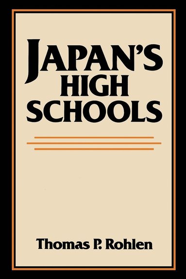 bokomslag Japan's High Schools