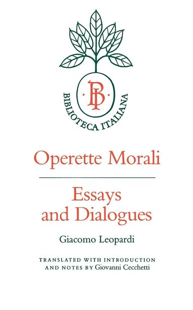 Giacomo Leopardi - Operette Morali, Häftad