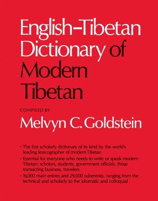 bokomslag English-Tibetan Dictionary of Modern Tibetan