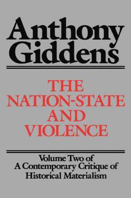 bokomslag The Nation-State and Violence: v. 2