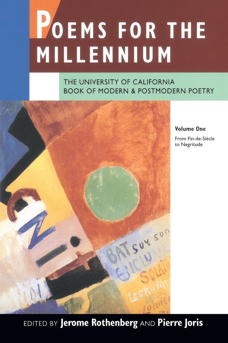 Jerome Rothenberg, Pierre Joris - Poems for the Millennium, Volume One, Häftad