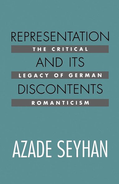 Azade Seyhan - Representation and Its Discontents, Häftad
