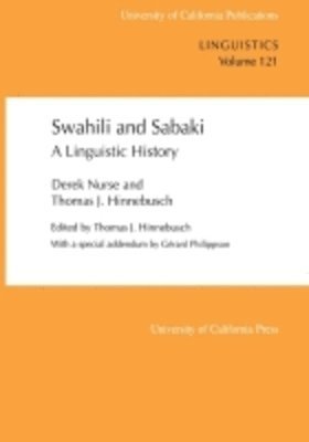Derek Nurse, Thomas J. Hinnebusch - Swahili and Sabaki, Häftad