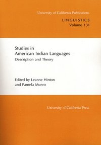 bokomslag Studies in American Indian Languages