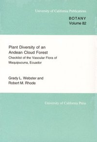 bokomslag Plant Diversity of an Andean Cloud Forest