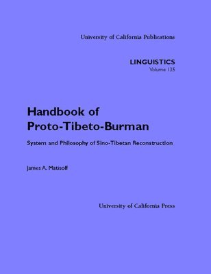 bokomslag Handbook of Proto-Tibeto-Burman