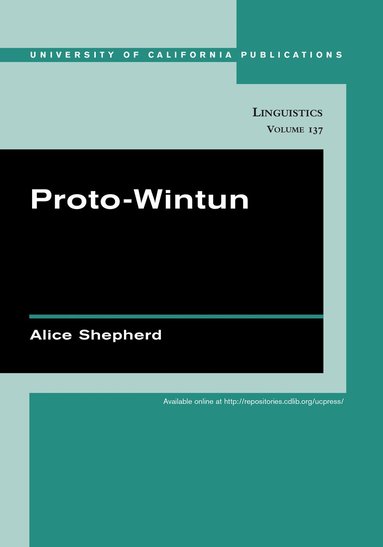 Alice Shepherd - Proto-Wintun, Häftad