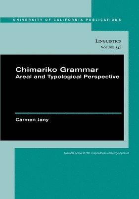 Carmen Jany - Chimariko Grammar, Häftad