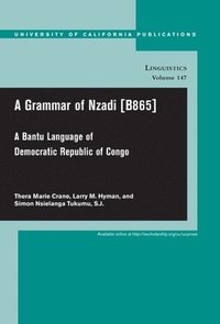 bokomslag A Grammar of Nzadi [B865]