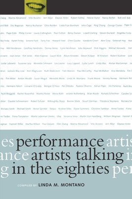 Performance Artists Talking in the Eighties 1