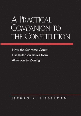 bokomslag A Practical Companion to the Constitution