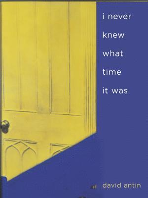 David Antin - i never knew what time it was, Häftad