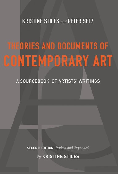 bokomslag Theories and Documents of Contemporary Art