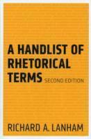 A Handlist of Rhetorical Terms 1