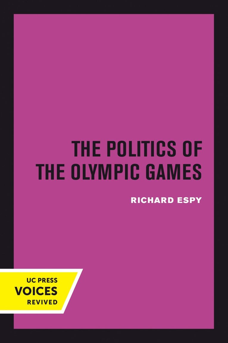Politics of the Olympic Games 1