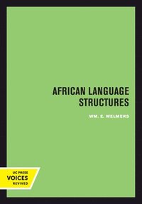 bokomslag African Language Structures