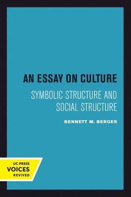 bokomslag An Essay on Culture