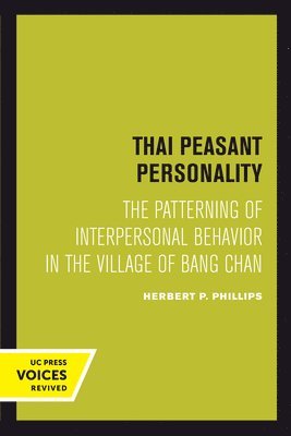 Thai Peasant Personality 1