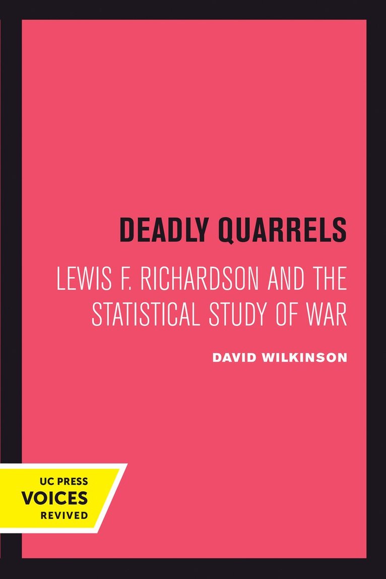 David Wilkinson - Deadly Quarrels, Häftad