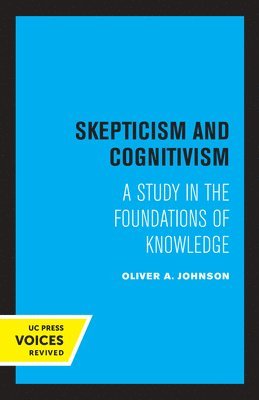 Skepticism and Cognitivism 1