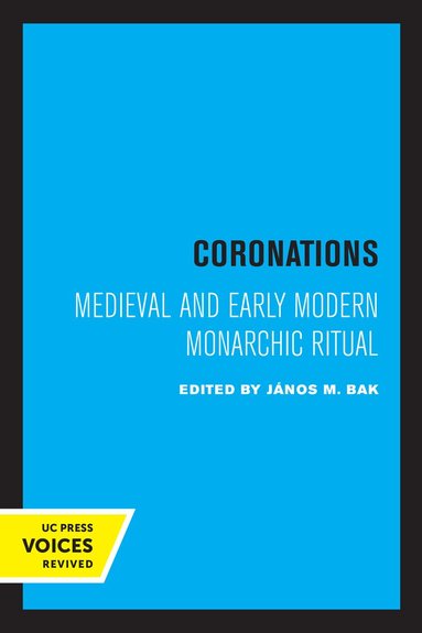 János M. Bak - Coronations, Häftad