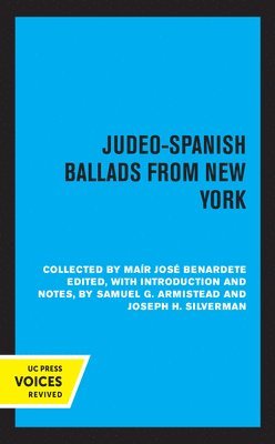 bokomslag Judeo-Spanish Ballads from New York