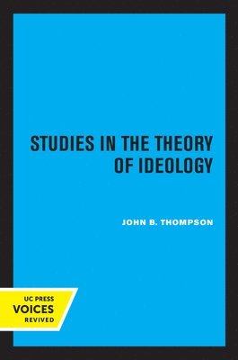 bokomslag Studies in the Theory of Ideology