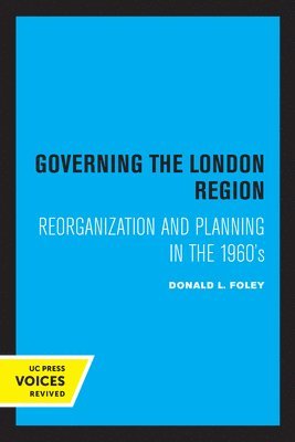 Governing the London Region 1